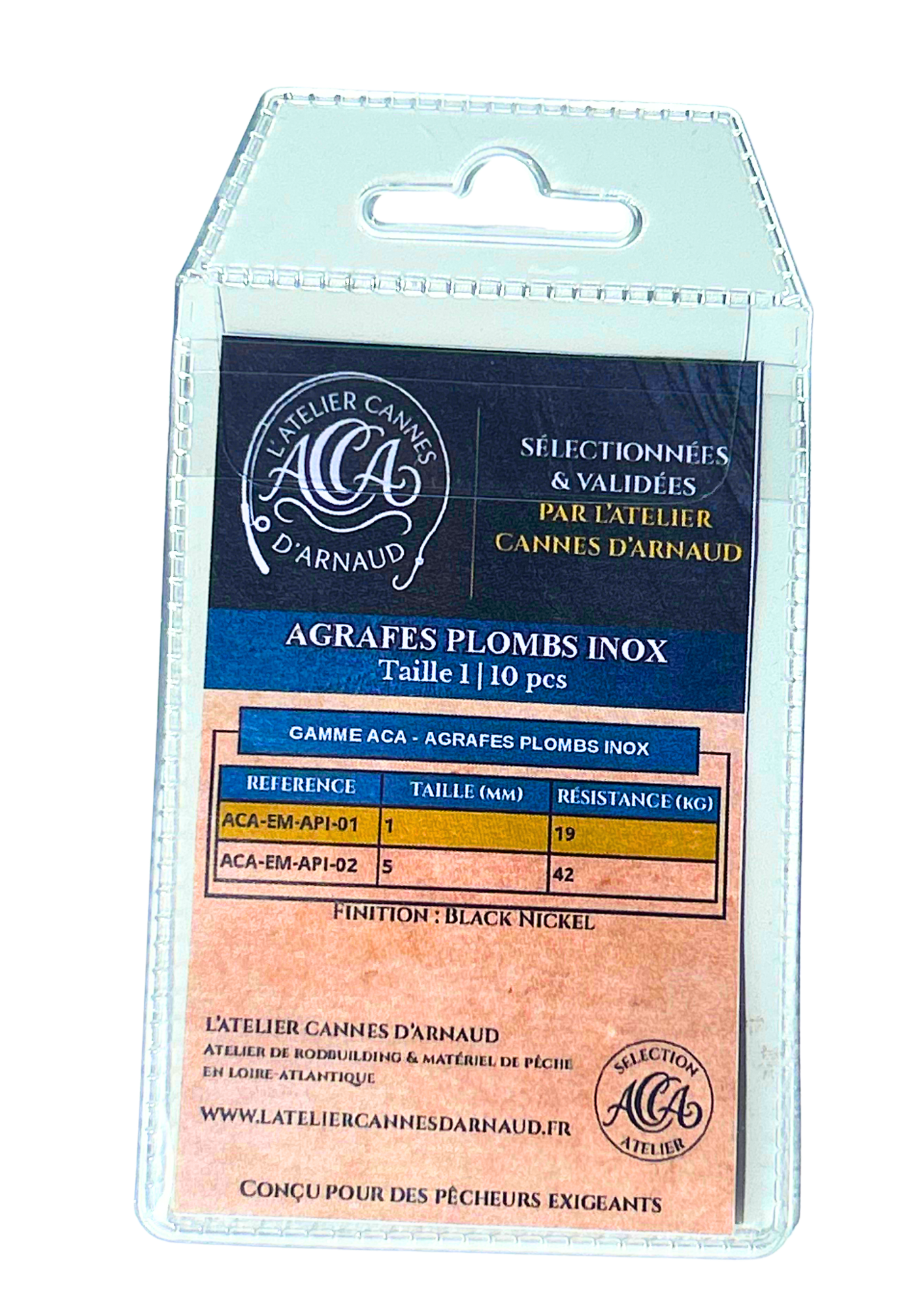Agrafes Plombs Inox ACA