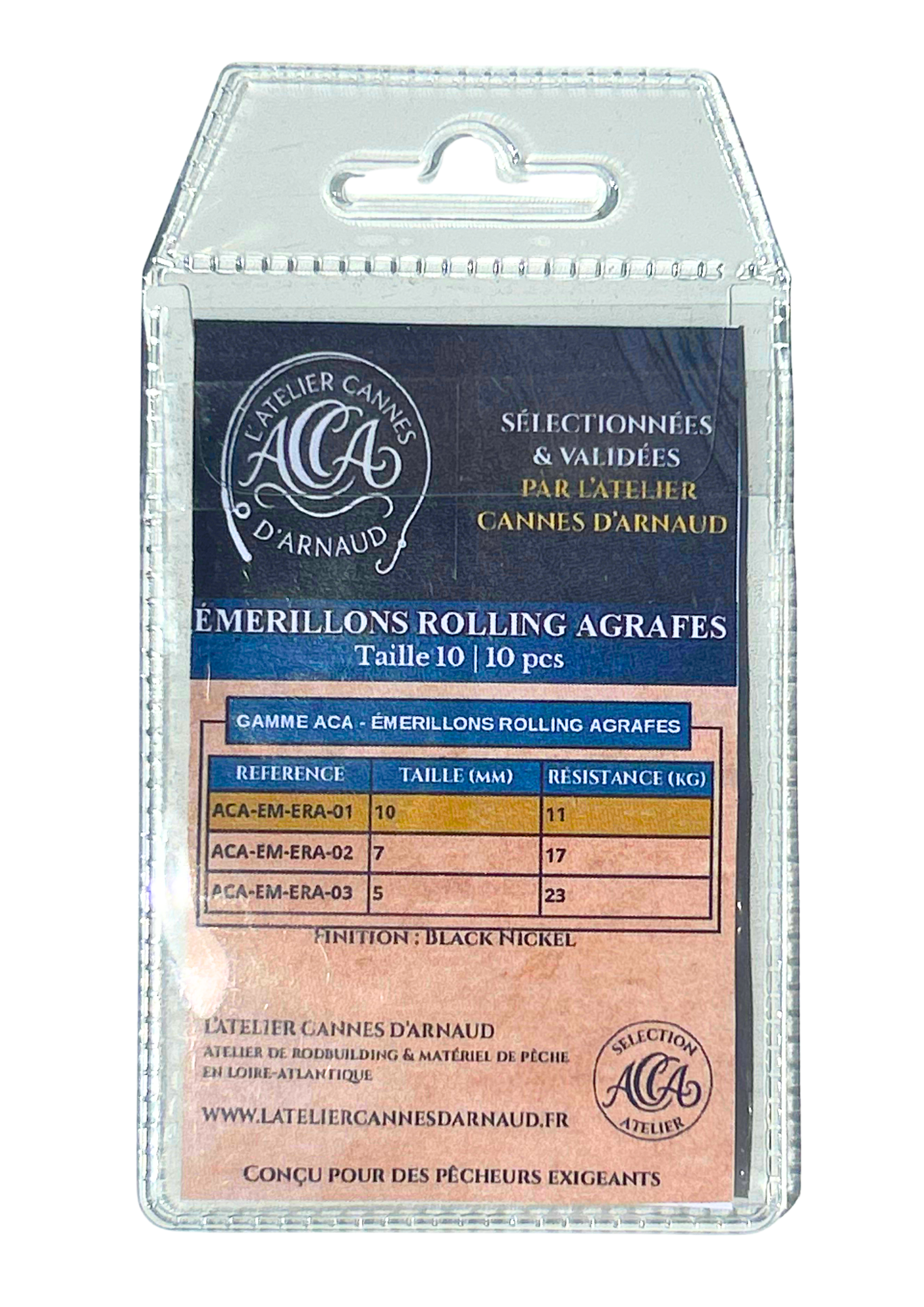 Émerillons Rolling Agrafes ACA
